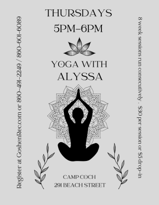 Evening Yoga with Alyssa - Drop ins welcome